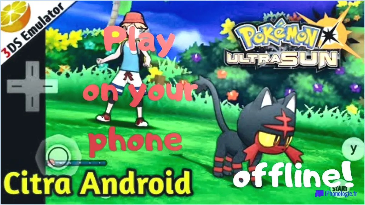 Comment obtenir pokemon sun et moon sur android?