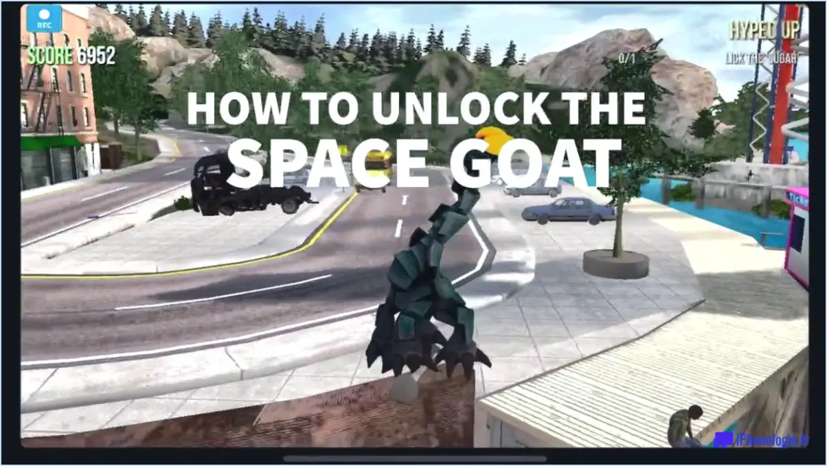 Comment obtenir une chèvre spatiale dans le simulateur de chèvre xbox one?