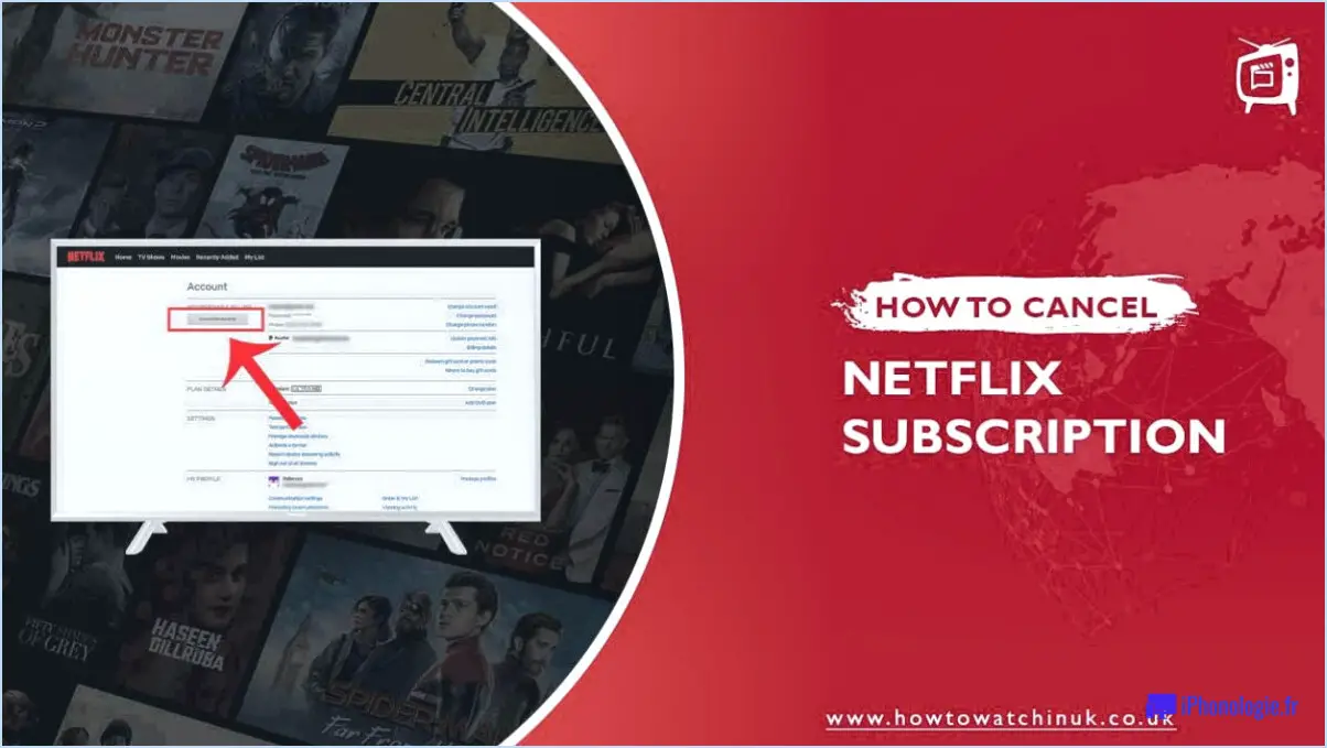 Comment puis-je résilier mon abonnement à Netflix?