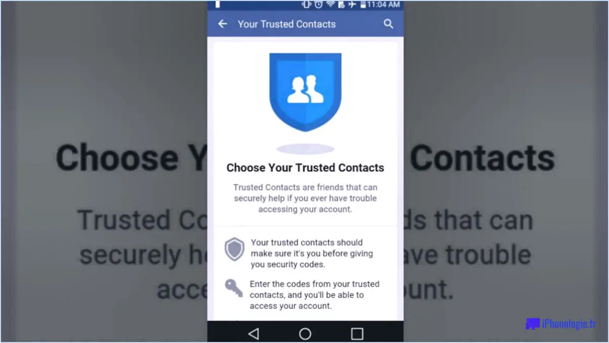 Comment récupérer mon compte Facebook sans contacts de confiance?