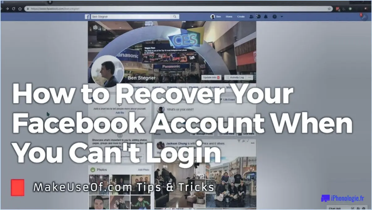 Comment récupérer un ancien compte Facebook?