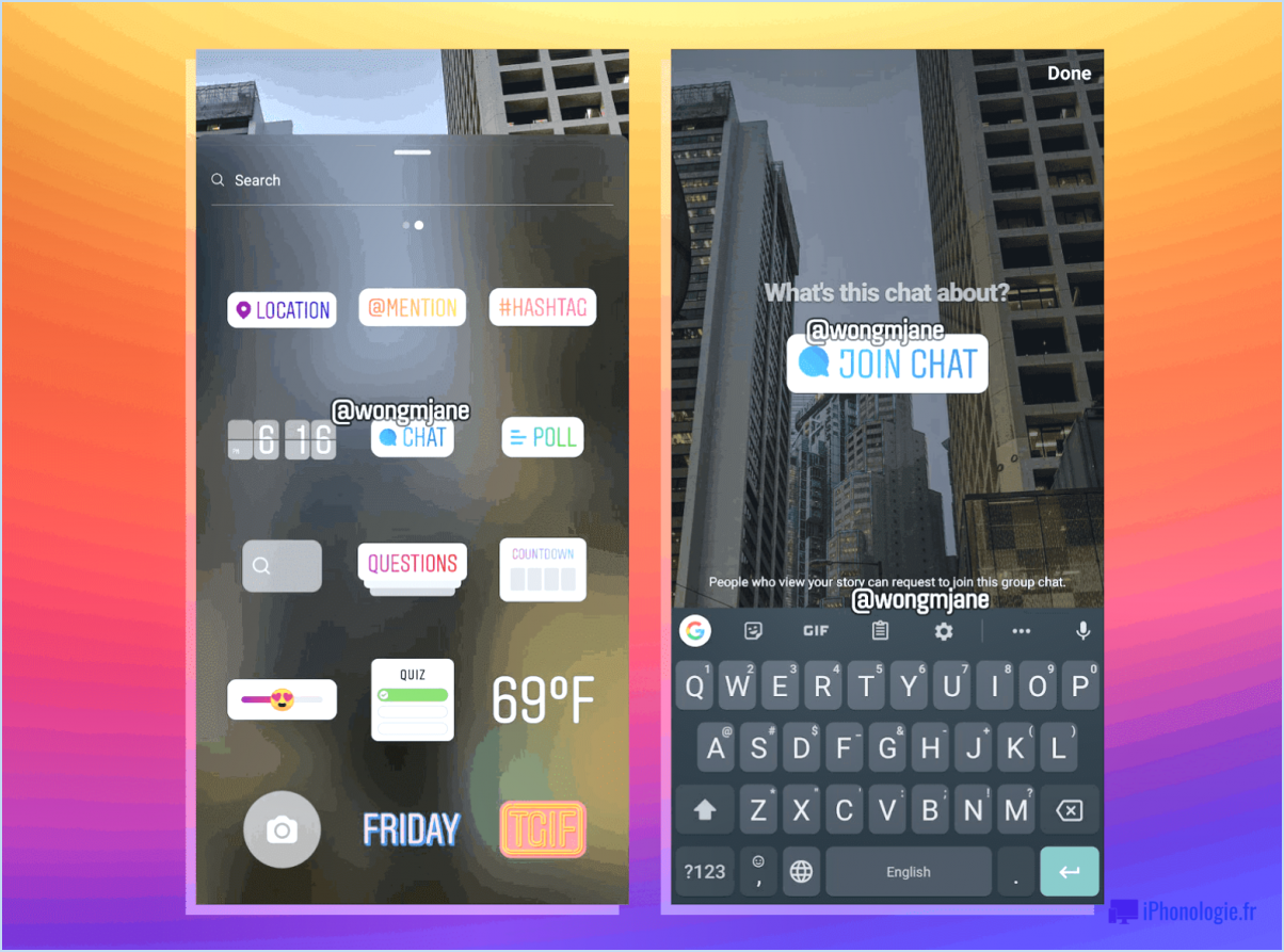 Comment rejoindre un groupe de discussion sur instagram?