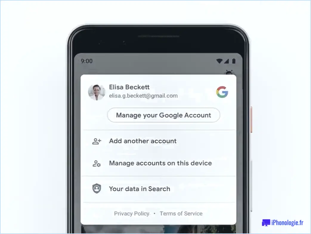 Comment supprimer d'autres comptes Gmail?