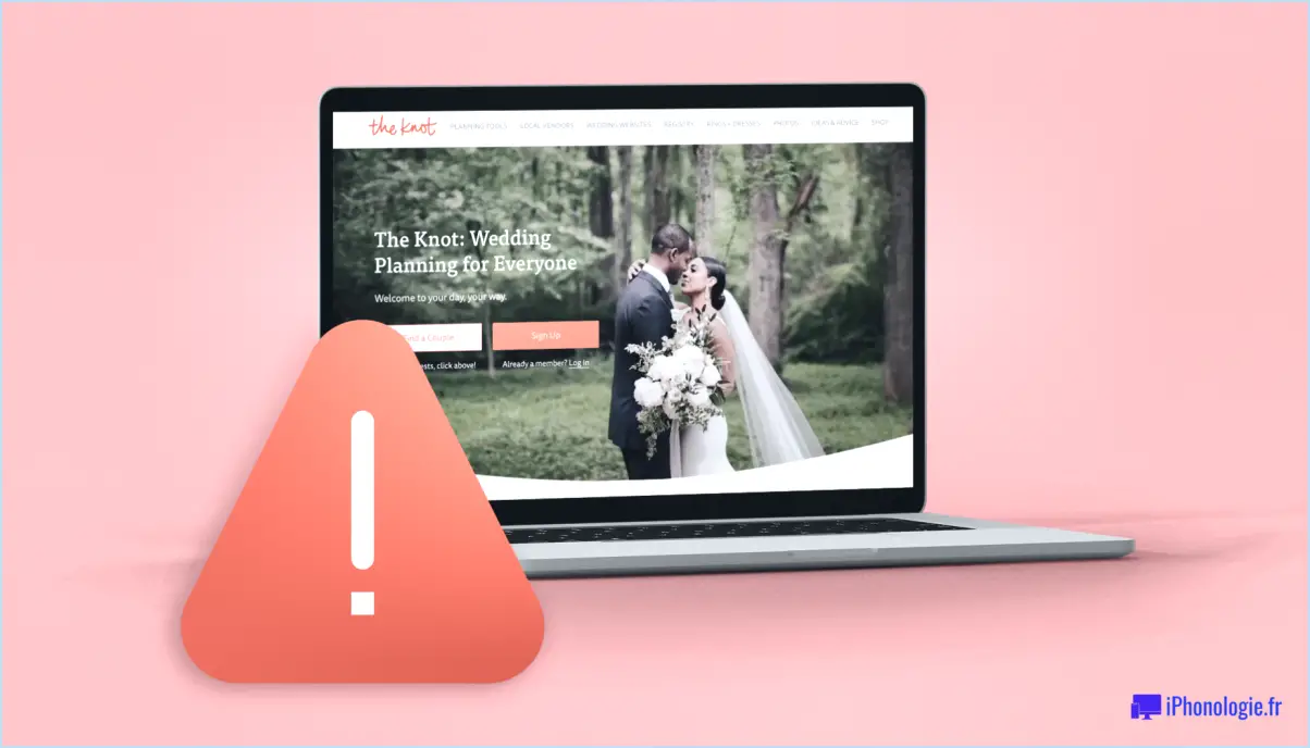 Comment supprimer le site web d'un mariage sur the knot?