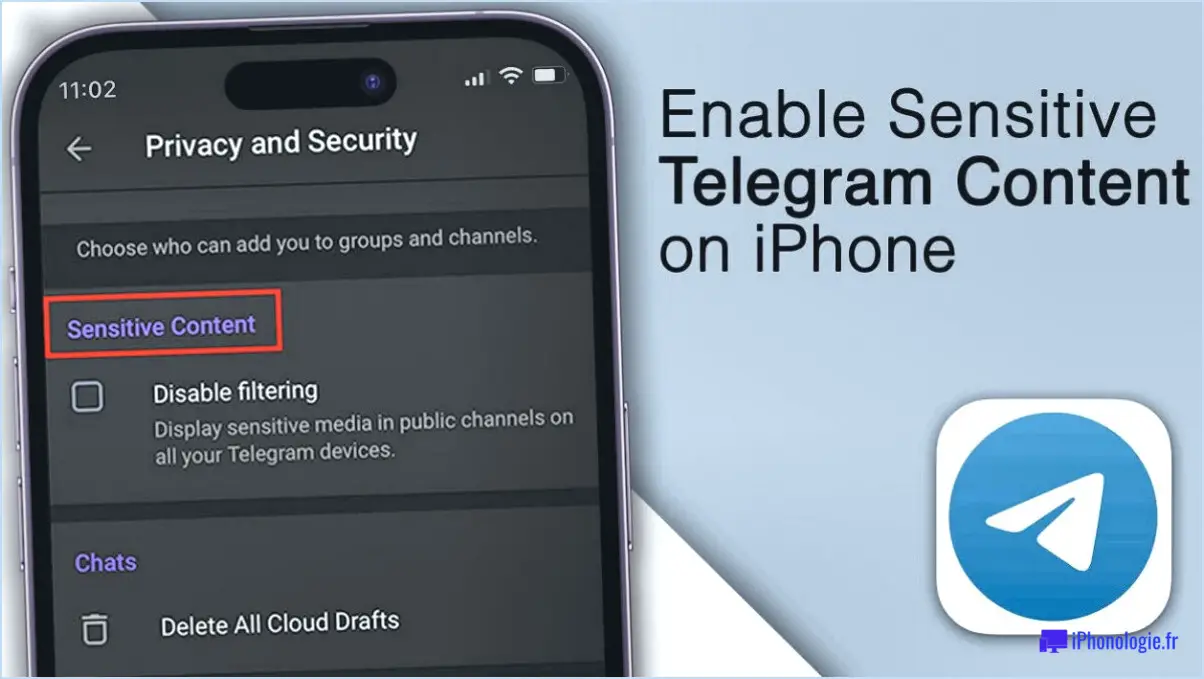 Comment supprimer mon compte Telegram de l'iPhone?