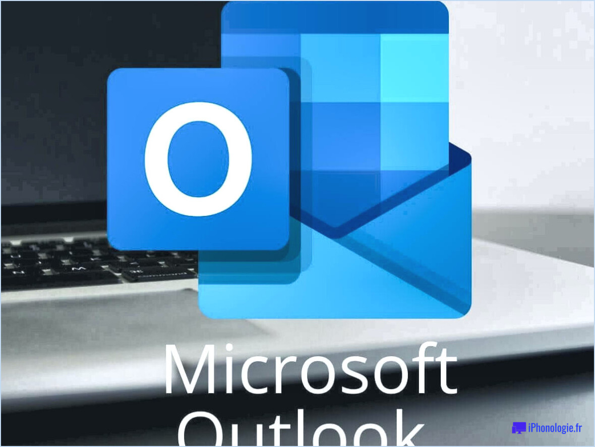 Comment supprimer un compte de messagerie principal dans Outlook 2016?