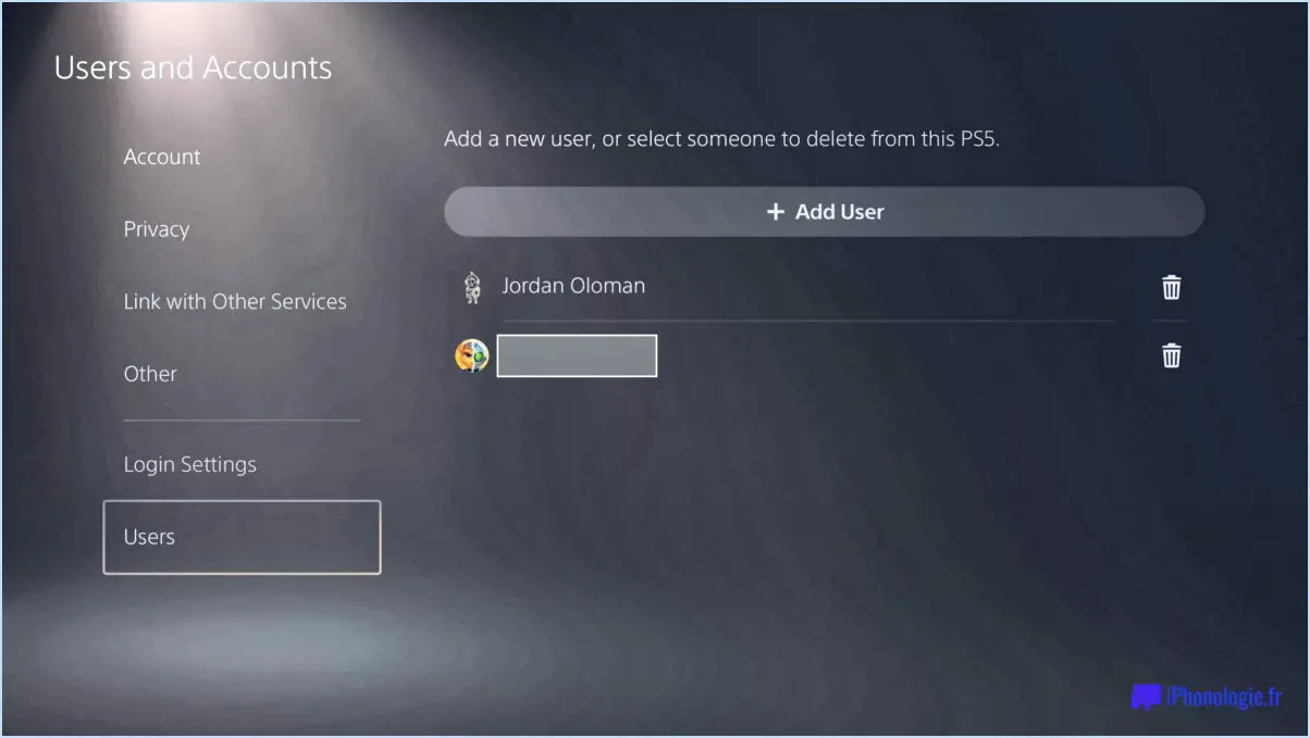 Comment supprimer un compte PlayStation?