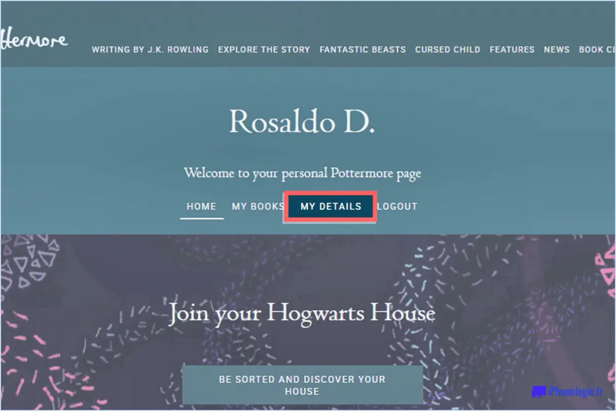 Comment supprimer un compte pottermore?