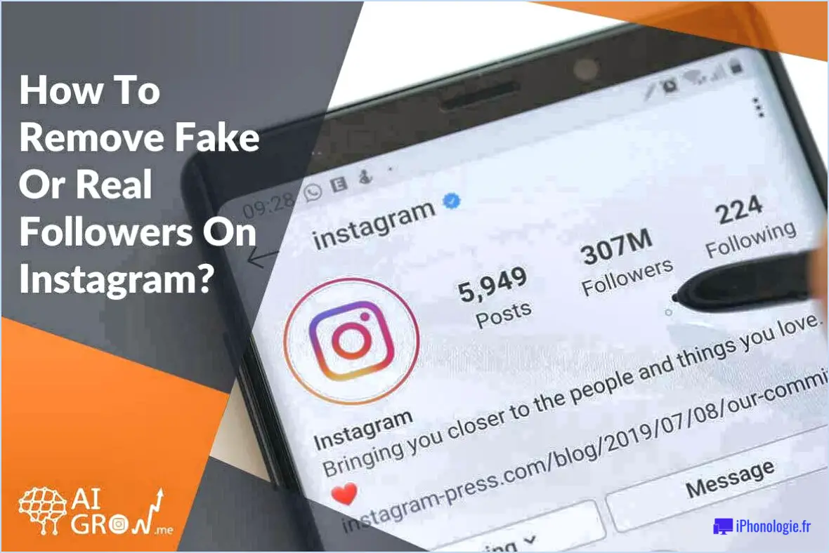 Comment supprimer un faux Instagram?