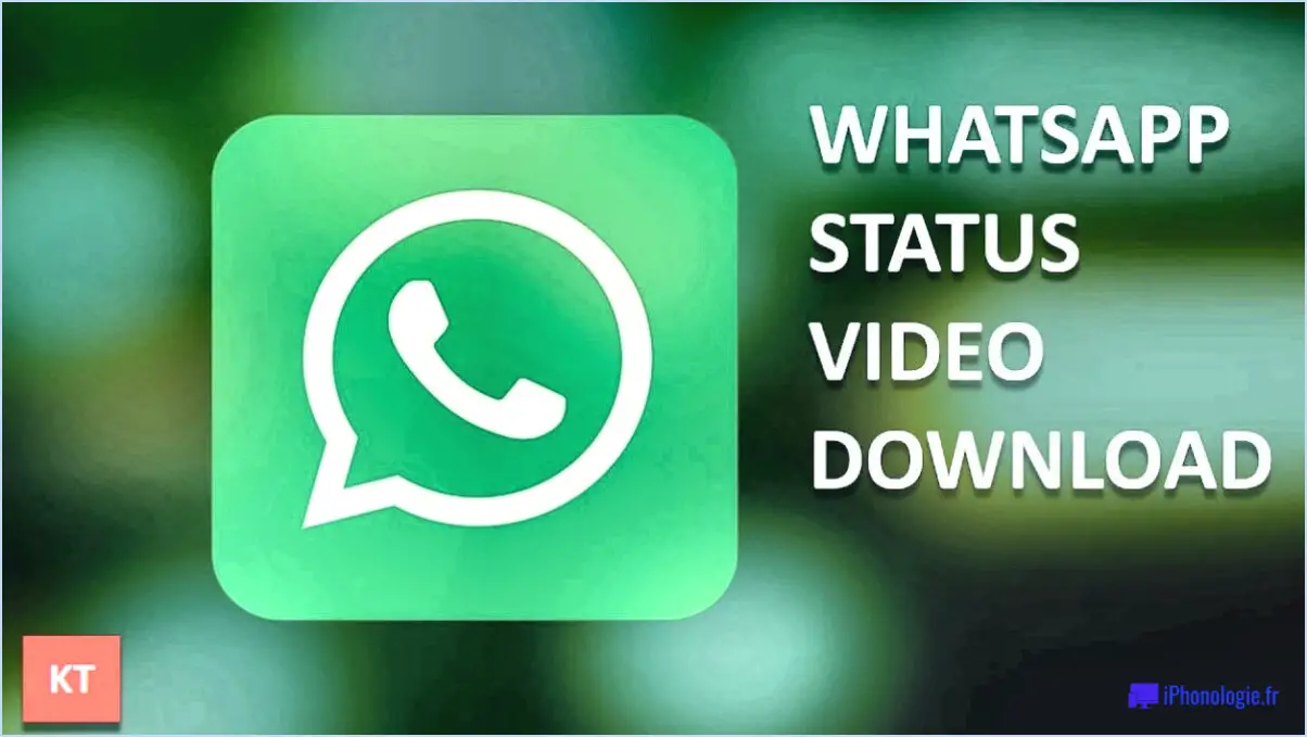 Comment télécharger la vidéo du statut whatsapp d'autres personnes?