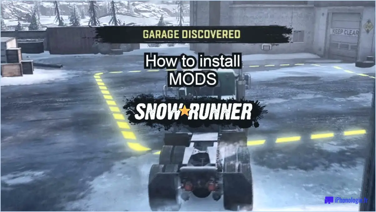 Comment utiliser les mods dans snowrunner ps4?