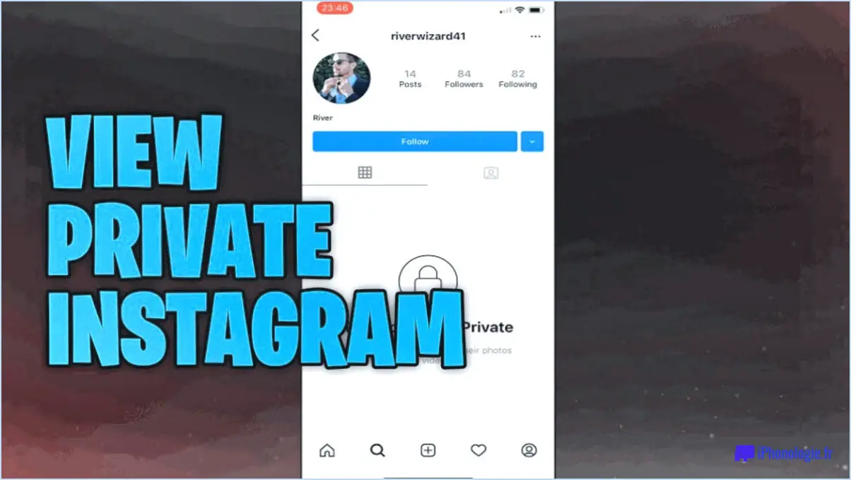 Comment voir l'instagram privé reddit?