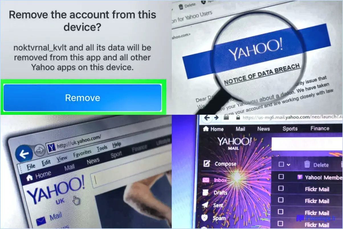 Que se passe-t-il lorsque vous supprimez un compte Yahoo?