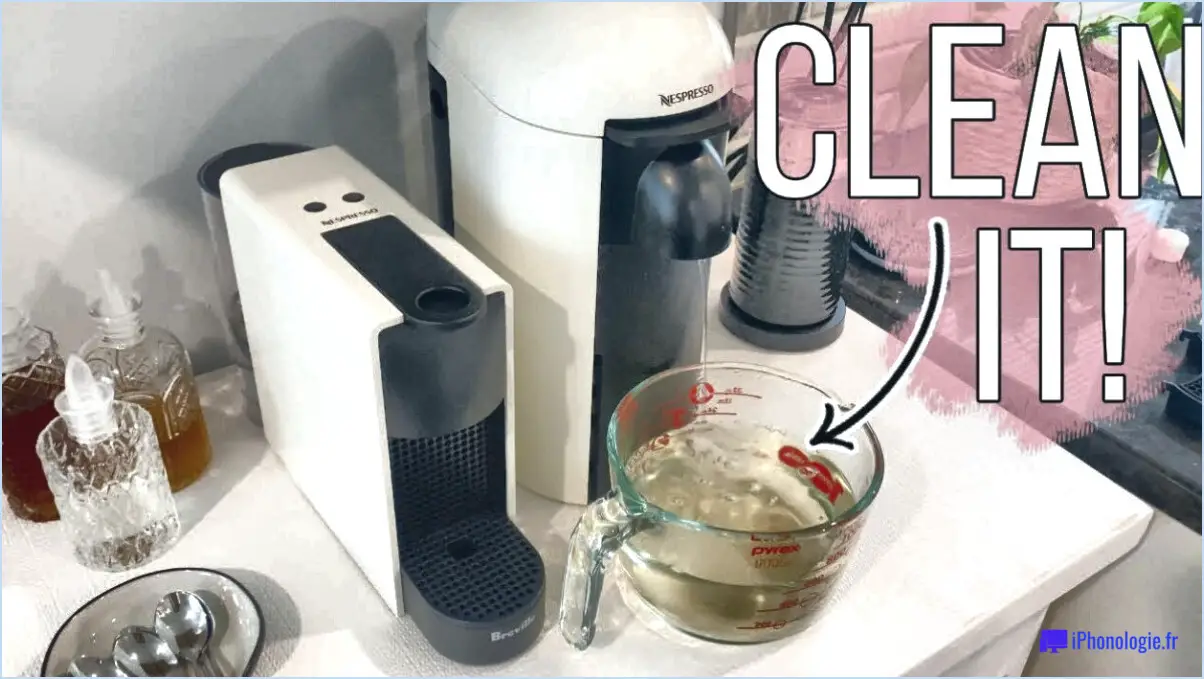 à quelle fréquence dois-je nettoyer ma machine nespresso?