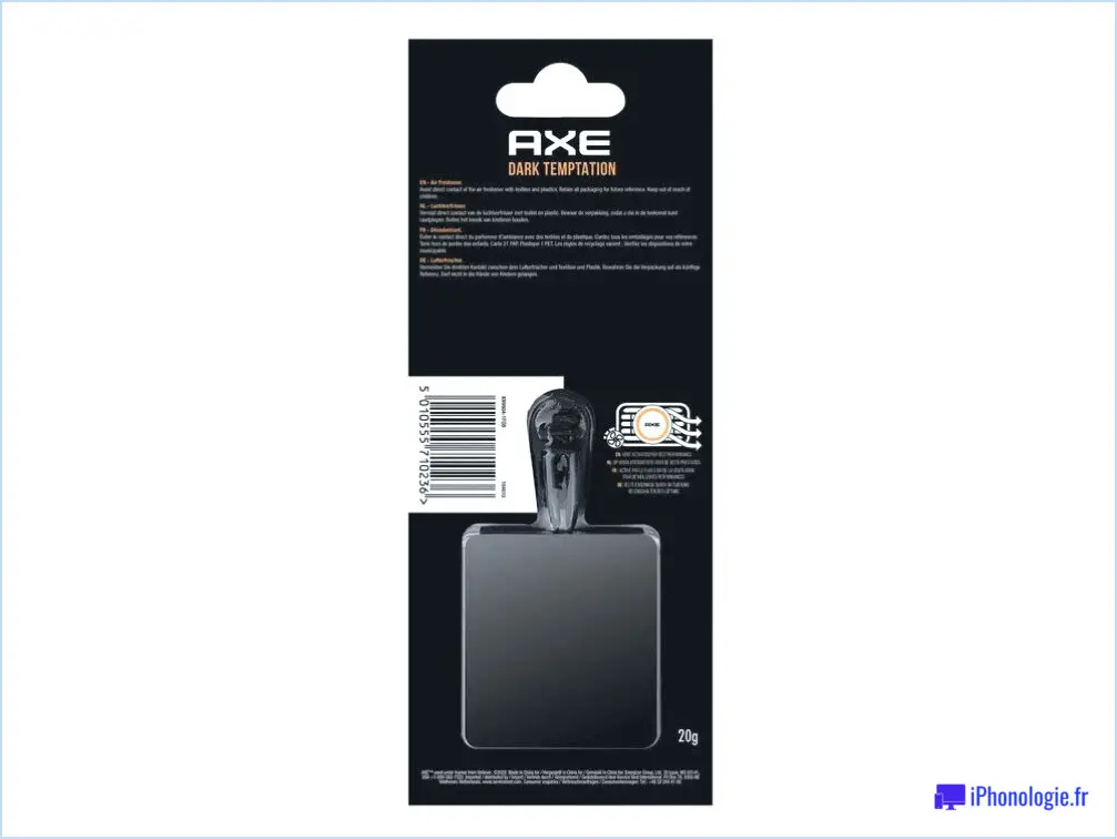 Axe car freshener how to use?