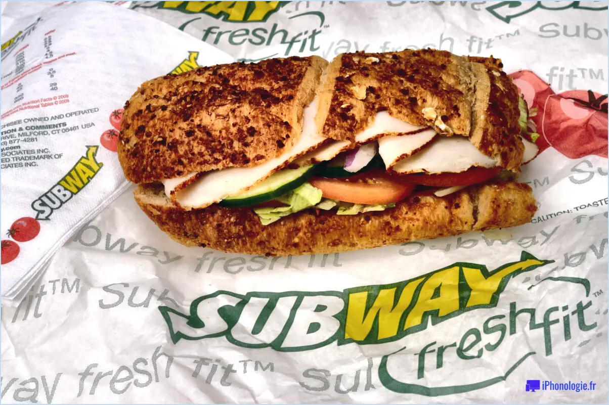 Combien de points faut-il pour obtenir un sandwich gratuit chez Subway?