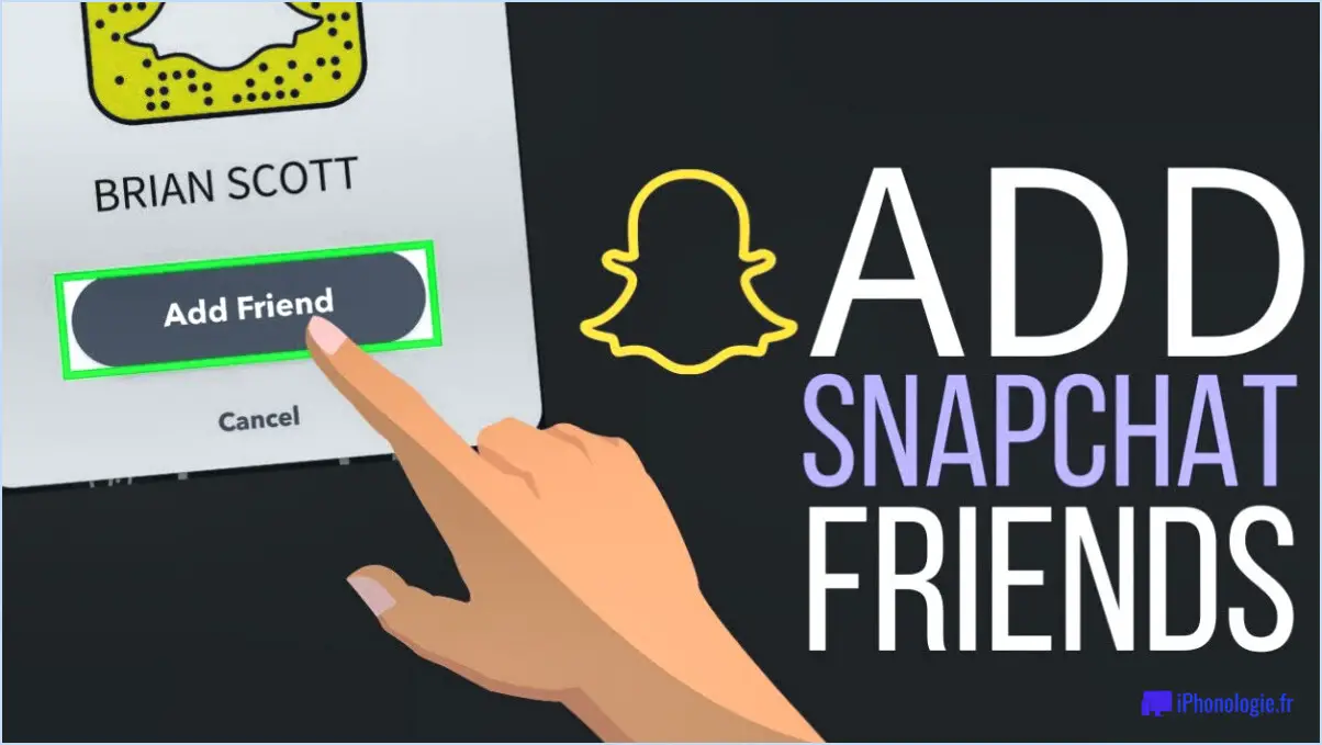Comment ajouter des amis de facebook à snapchat?