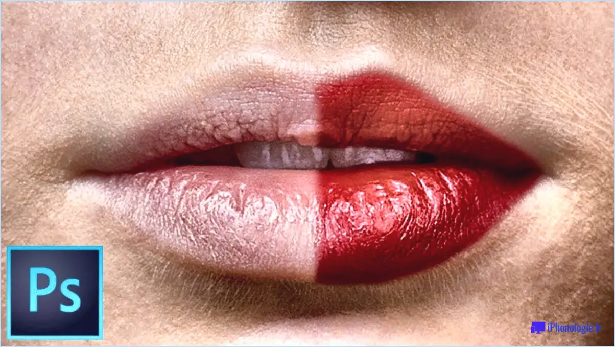 Comment ajouter du rouge à lèvres dans photoshop?