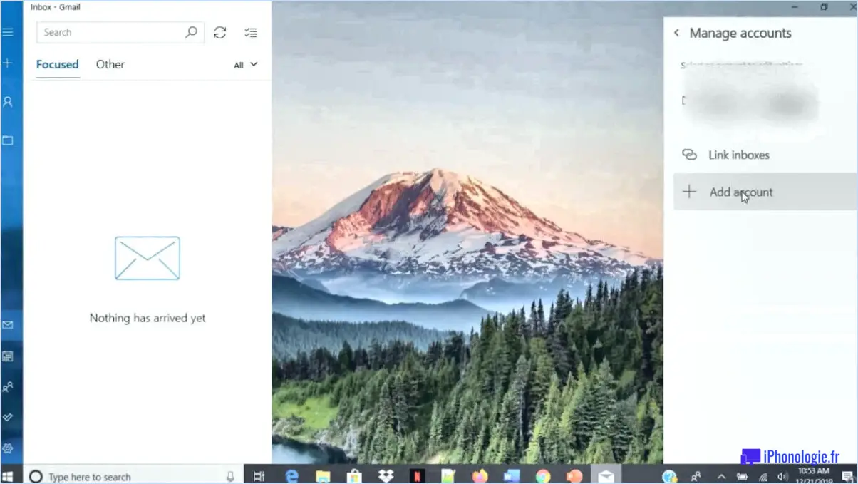 Comment ajouter gmail à windows 8 mail?