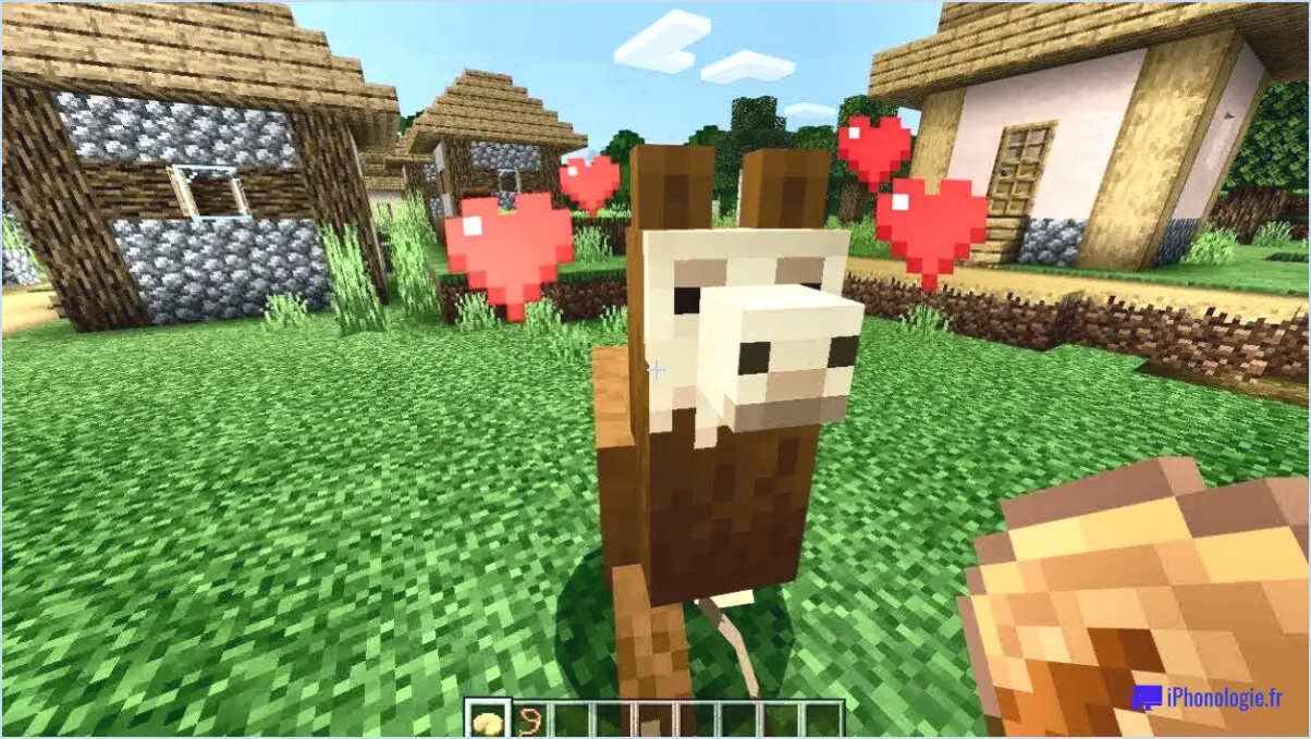 Comment apprivoiser un lama dans minecraft ps4?