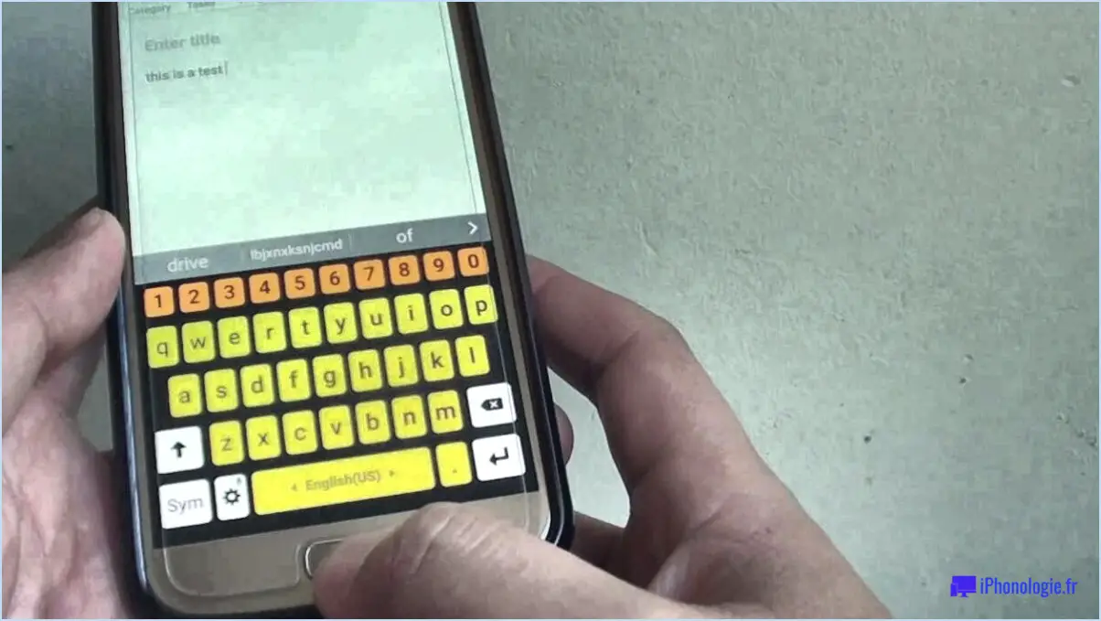 Comment changer la couleur du clavier sur android?