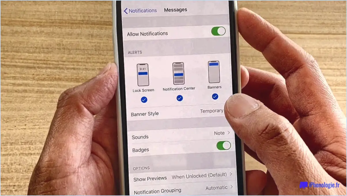 Comment changer le son de la notification iphone?