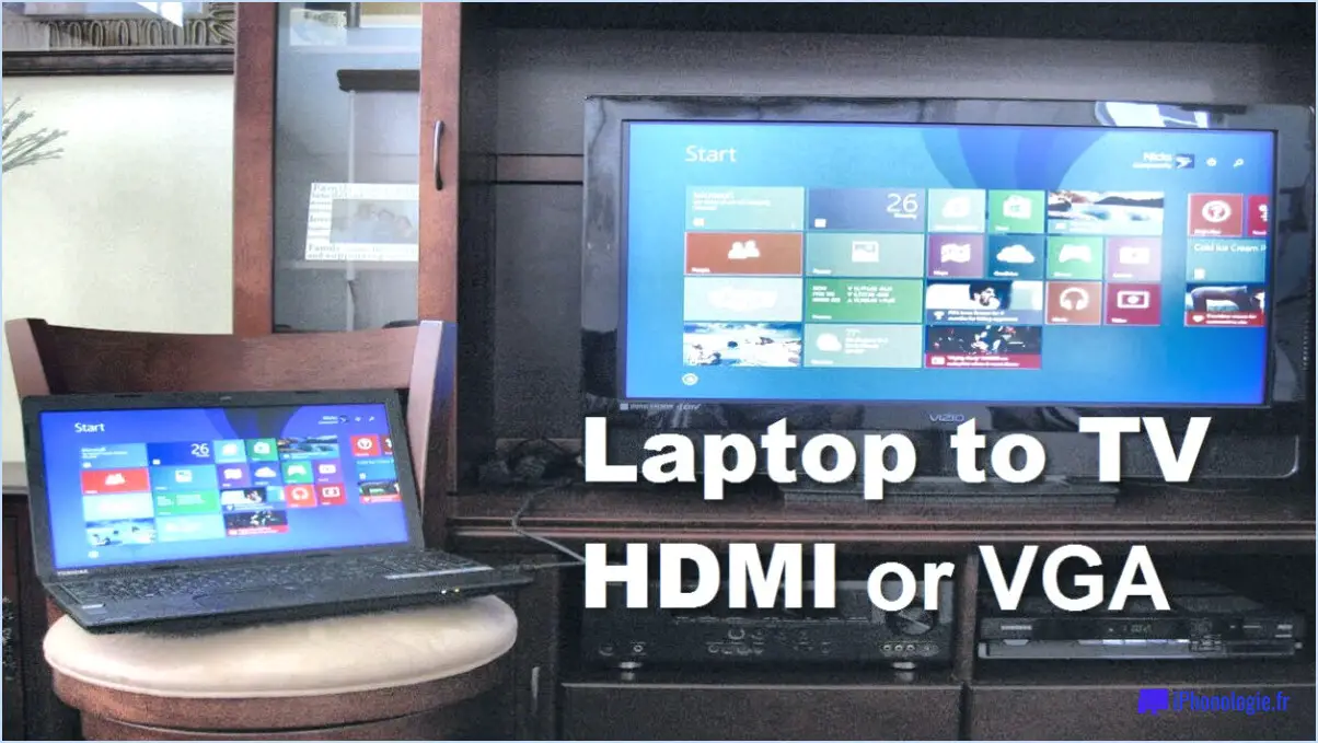 Comment connecter un ordinateur portable Windows 10 à une télévision ou un projecteur?