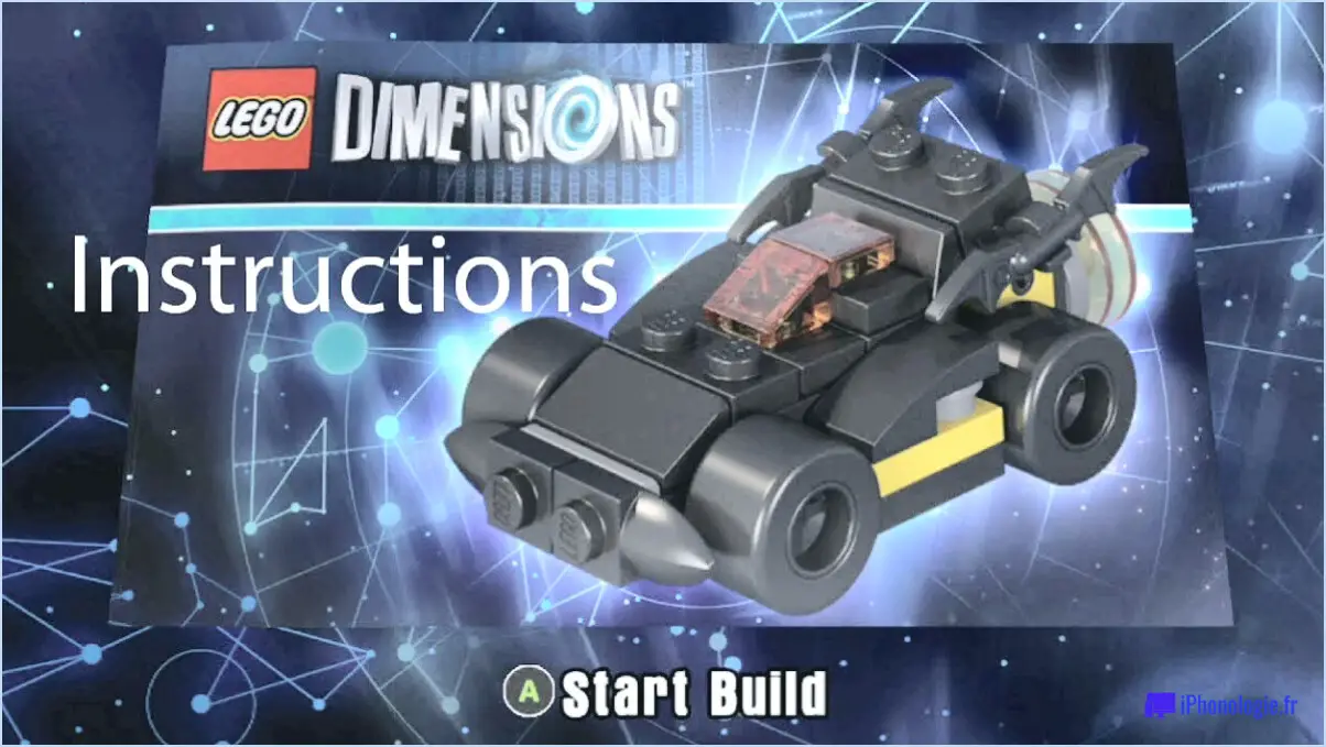 Comment construire la voiture de l'homme chauve-souris pour les dimensions lego?