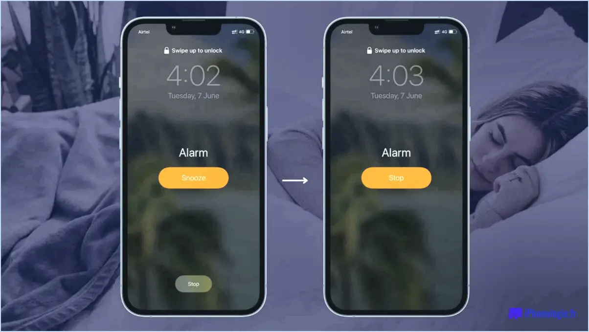 Comment désactiver l'alarme de l'iphone sans le déverrouiller?
