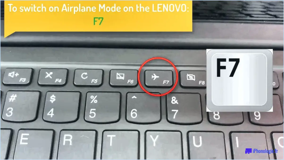 Comment désactiver le mode avion sur windows 10?