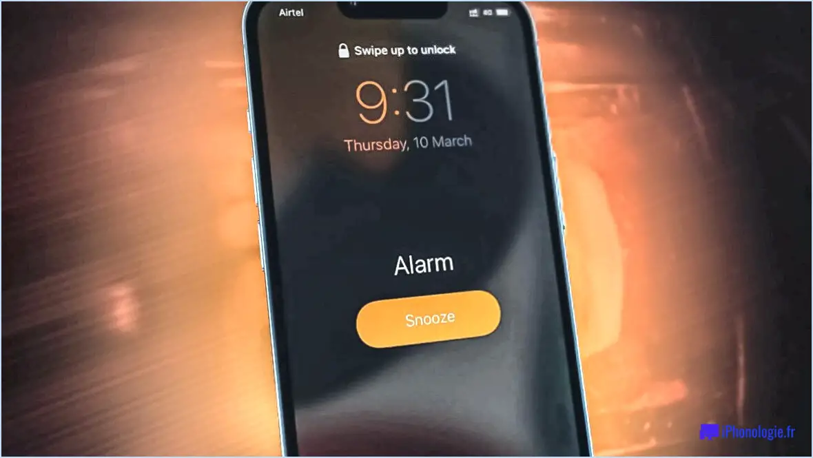 Comment envoyer une alarme à un autre iphone?