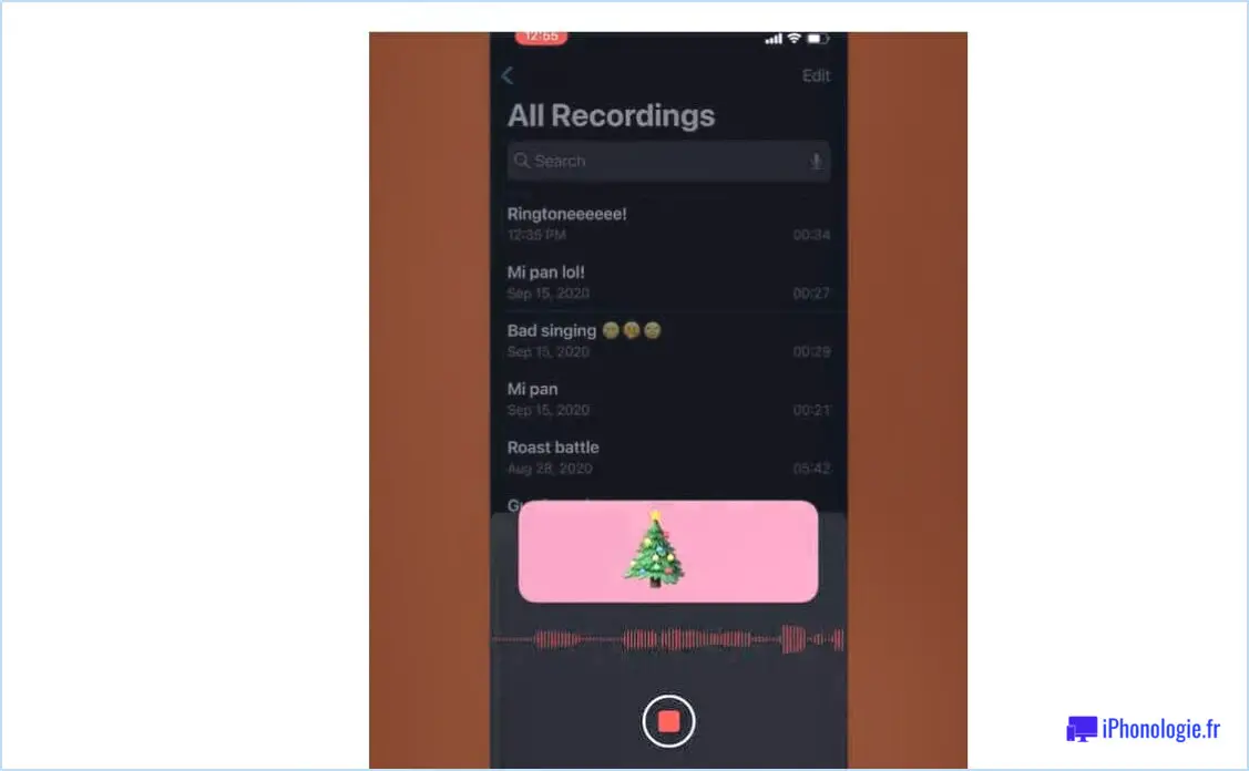 Comment faire d'un enregistrement vocal une sonnerie sur android?