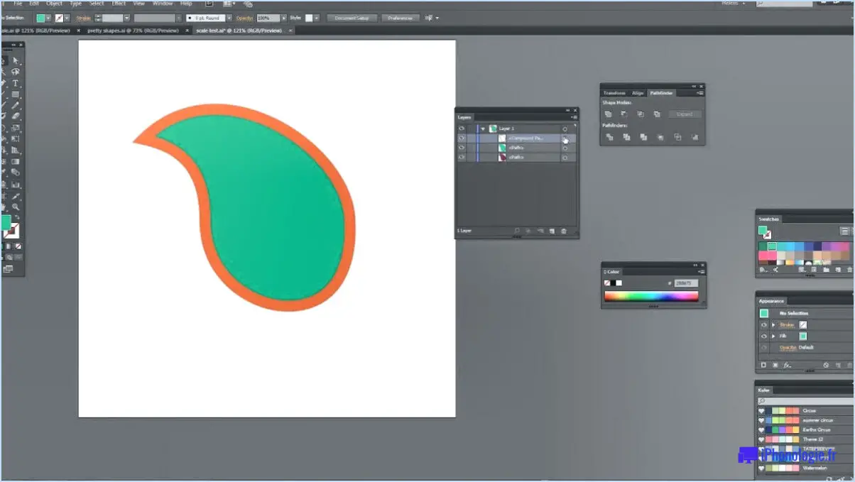 Comment faire pour que la forme ait une taille spécifique dans illustrator?