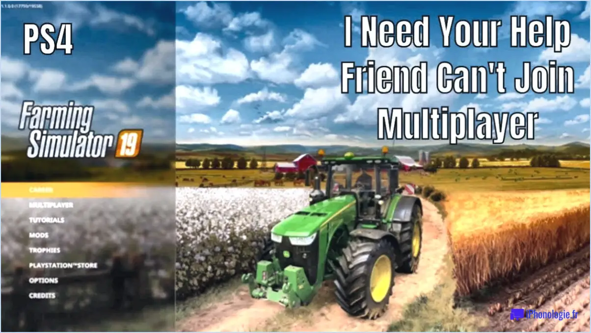 Comment jouer en multijoueur sur farming simulator 19 xbox one?