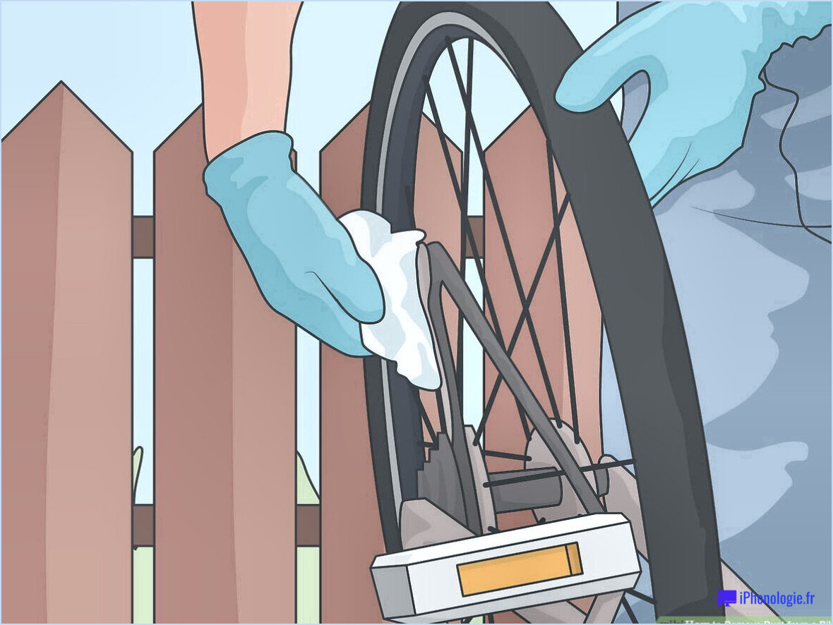 Comment nettoyer la rouille sur un vélo?