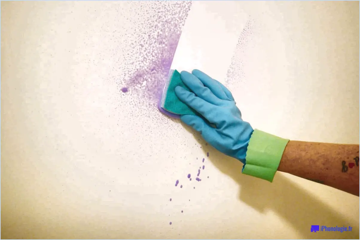 Comment nettoyer les murs en peinture mate?