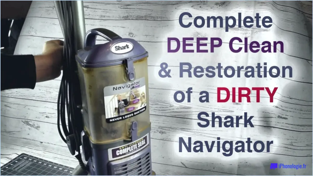 Comment nettoyer les tubes à vide des requins?