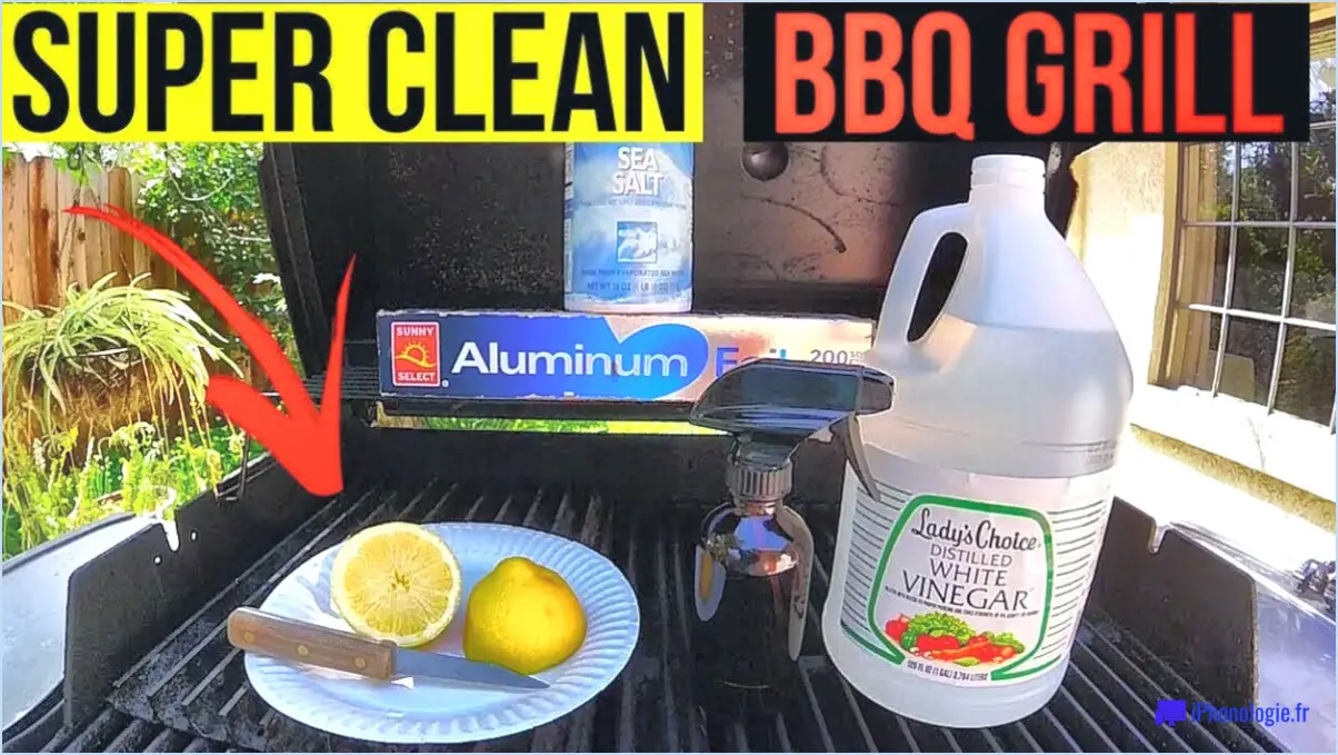 Comment nettoyer un grill avec un citron?