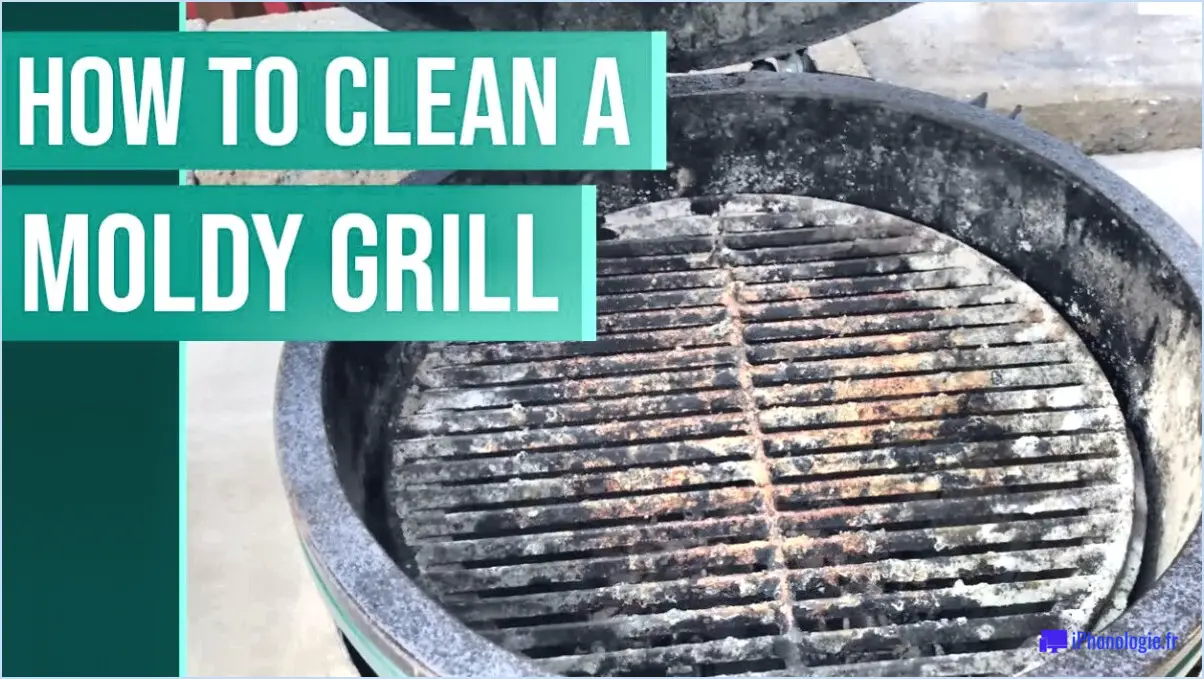 Comment nettoyer un grill moisi?