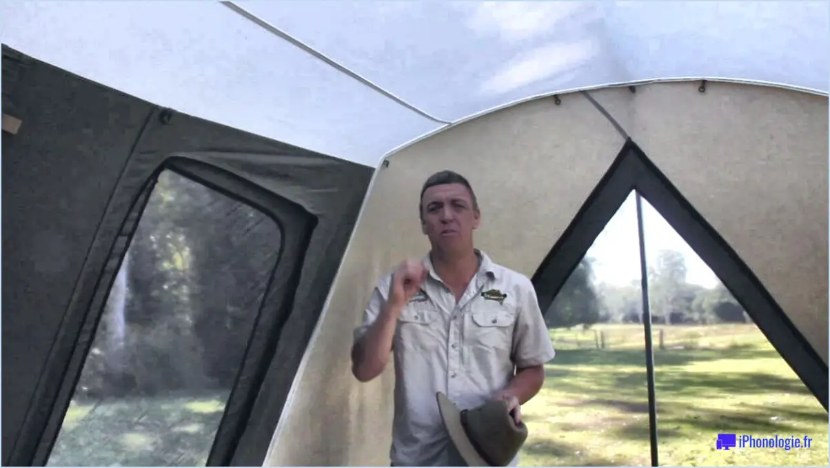 Comment nettoyer une tente en toile?