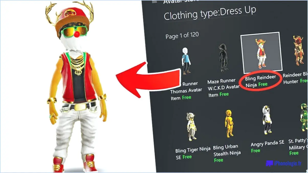 Comment obtenir des vêtements d'avatar gratuits sur xbox one?