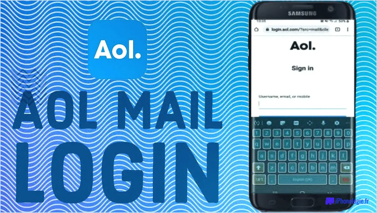 Comment obtenir mon courrier électronique AOL sur mon Android?