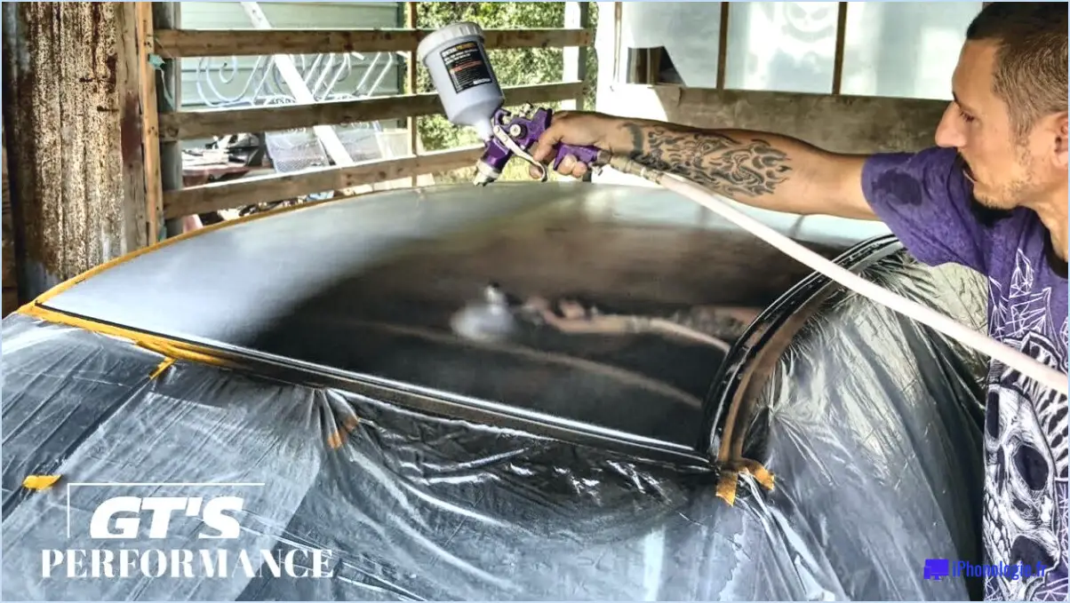 Comment peindre le toit d'une voiture?