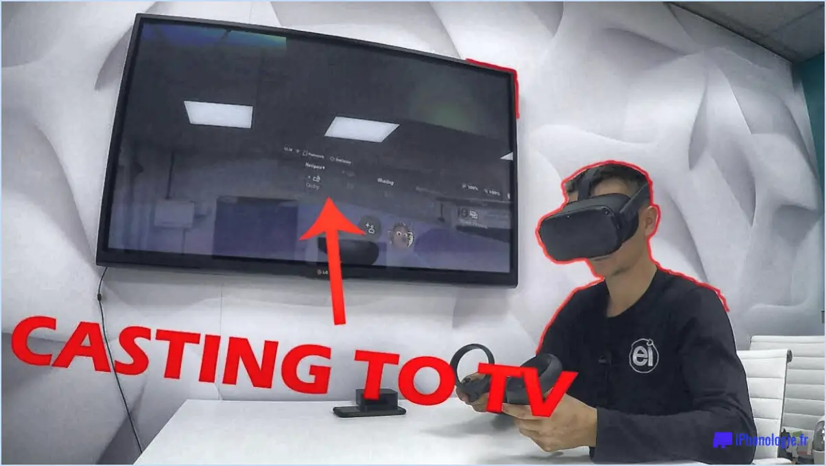 Comment projeter l'oculus quest 2 sur une tv samsung?