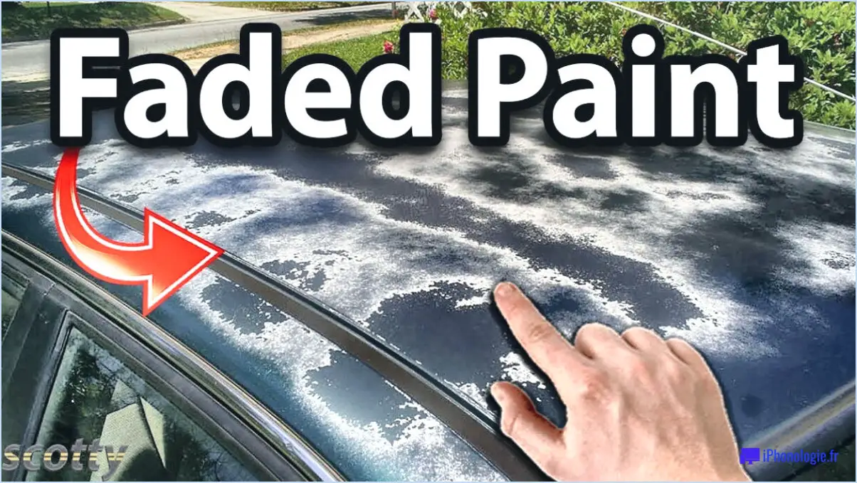 Comment protéger la peinture d'une voiture contre la décoloration?