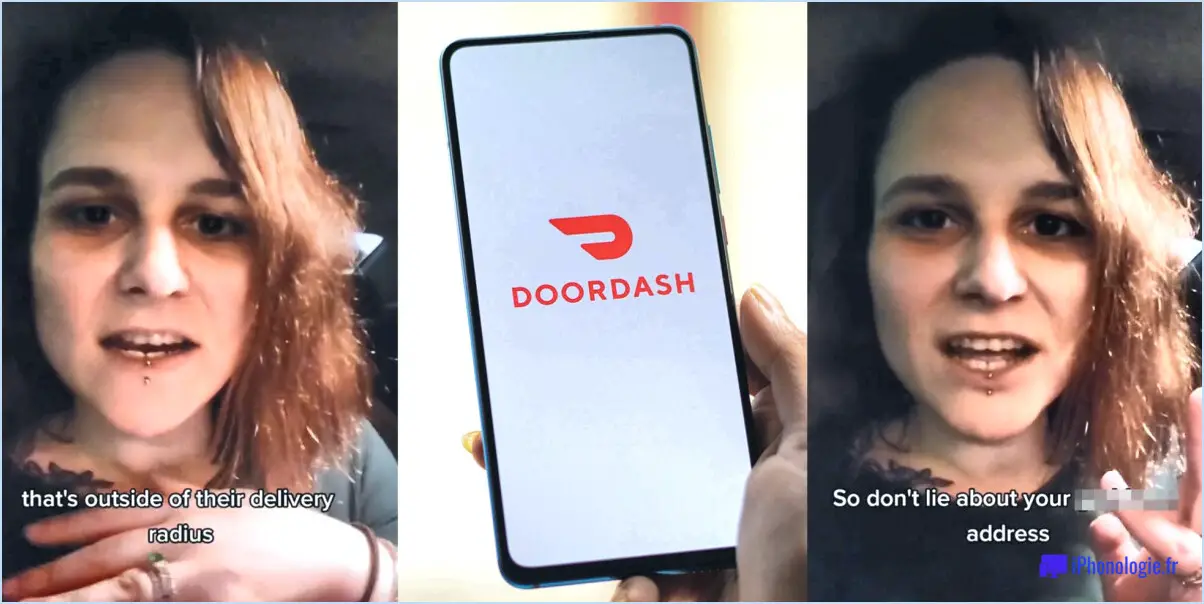 Comment puis-je changer mon adresse dans DoorDash?