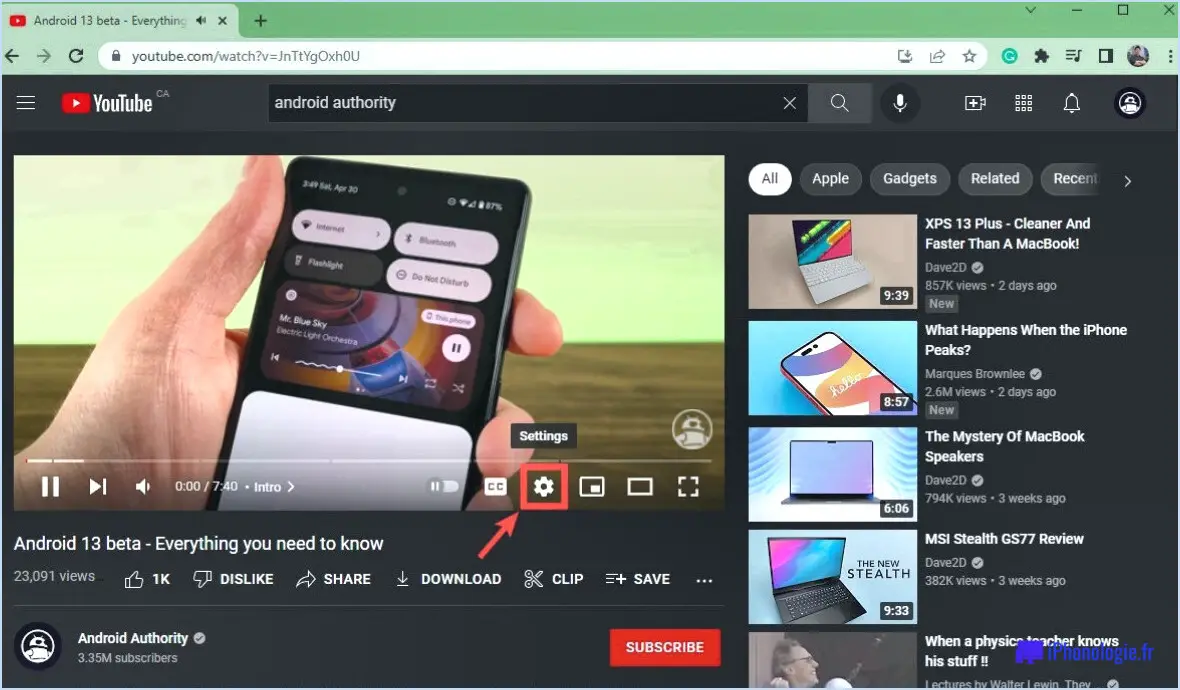 Comment regarder des vidéos youtube plus rapidement sur android?