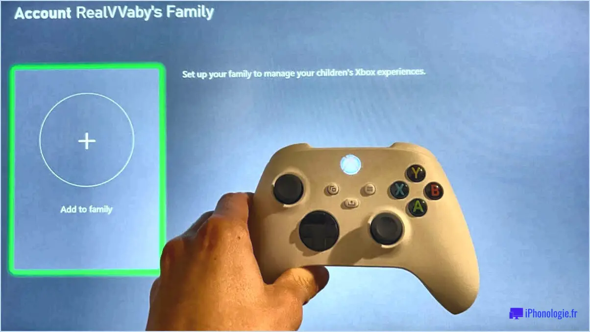 Comment retirer mon enfant de ma Xbox One?
