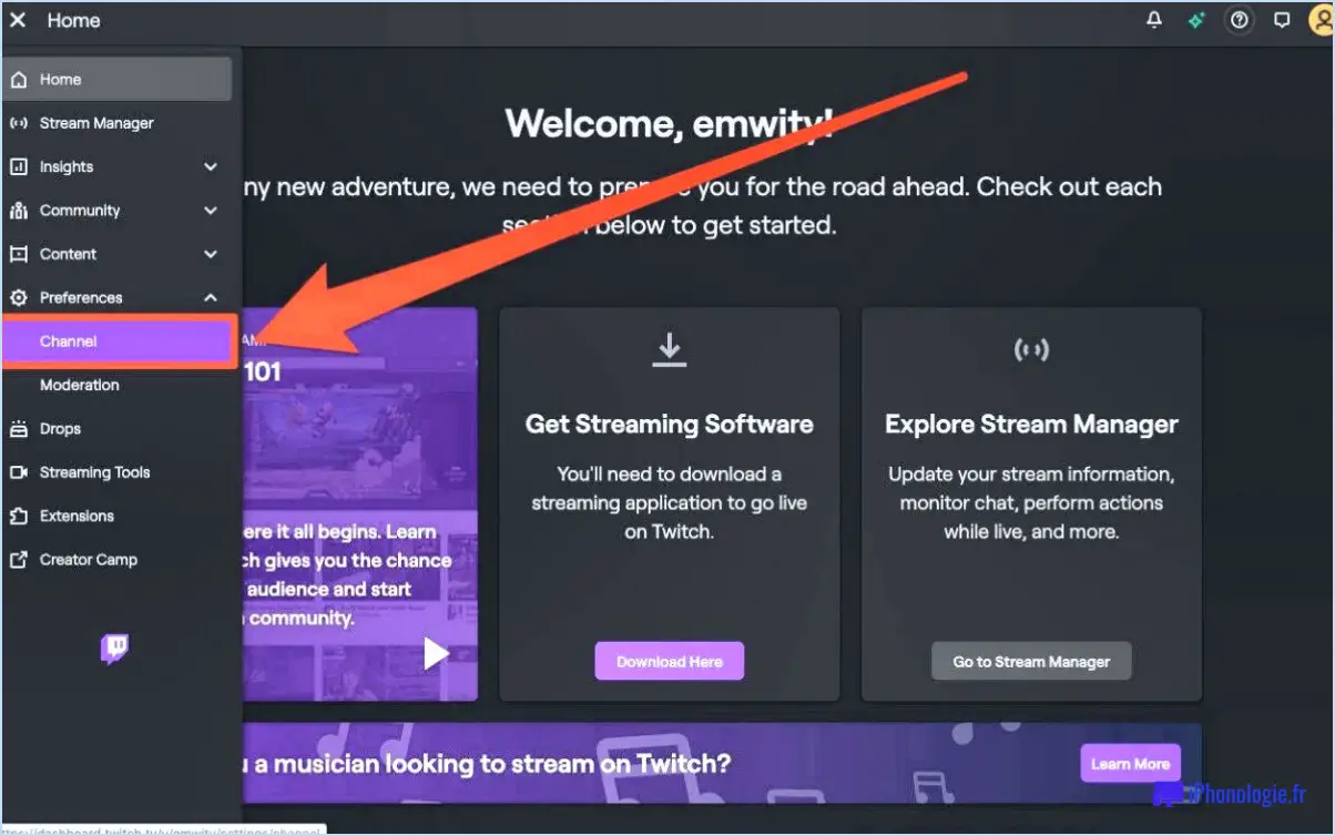 Comment retrouver et réinitialiser votre clé de streaming twitch?