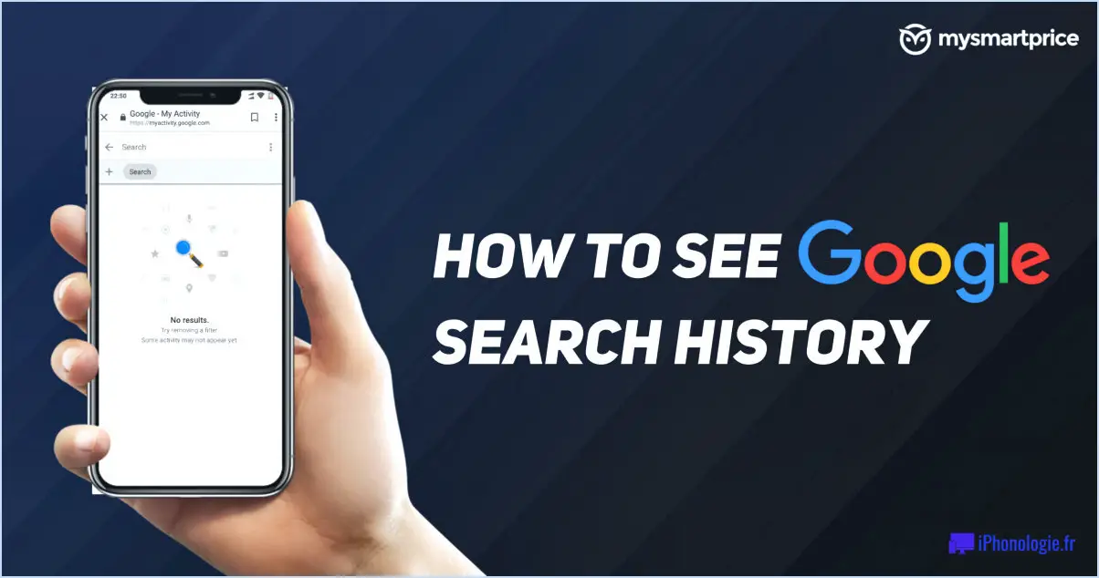 Comment retrouver l'historique des recherches sur Google?